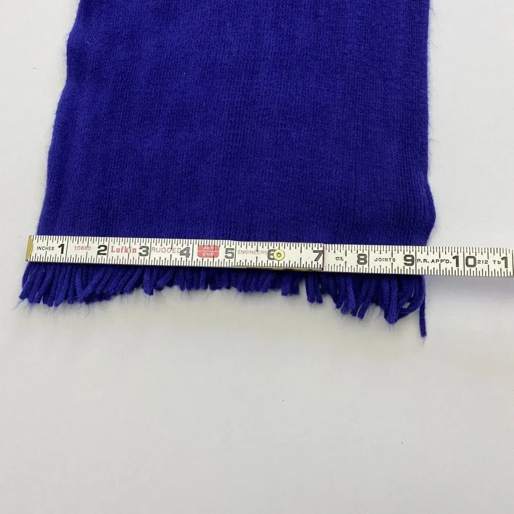 Calvin Klein Women's Blue Scarf  Acrylic‎ One Size Casual  Unisex Pre Owned
